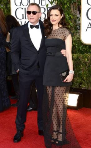Tim Craig's son, Daniel Craig, with his gorgeous wife Rachel Weisz.